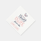 HOPPY EASTER BUNNY SERVIETTE (Ecke)