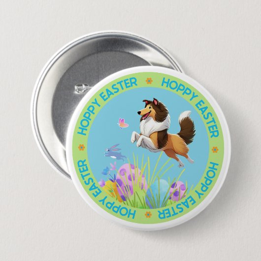 Hoppy Easter Button (Vorne & Hinten)