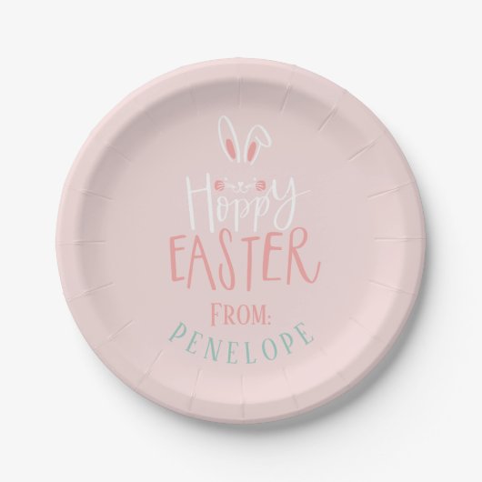 HOPPY EASTER PAPPTELLER (Vorderseite)