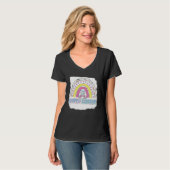 Hoppy easter rainbow easter easters day easter bu T-Shirt (Vorderseite Vollansicht)