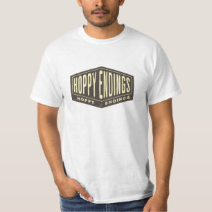 Hoppy Endings Funny Beer T - Shirt