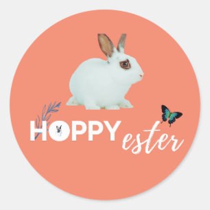 Hoppy Ester Funny Design Runder Aufkleber
