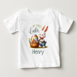 Hoppy First Oaster - Personalisiert Baby T-shirt