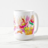 Hoppy Floral Oaster Tasse (VorderseiteRechts)