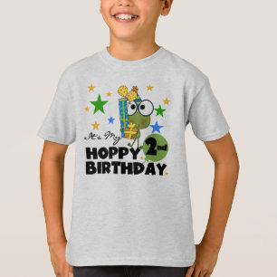 Hoppy Frog 2. Geburtstag T - Shirt und Geschenke