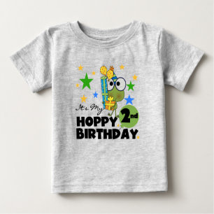 Hoppy Frog 2. Geburtstag T - Shirt und Geschenke