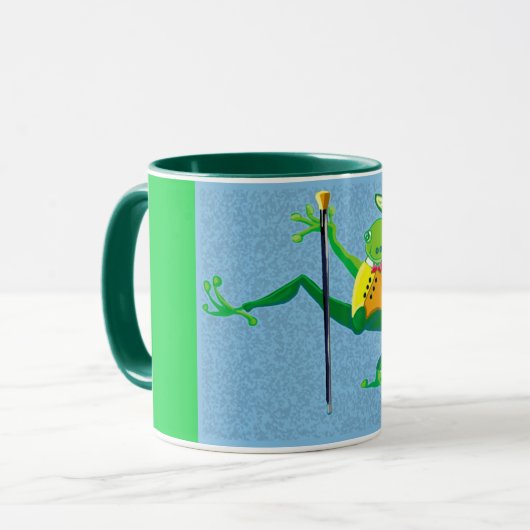 Hoppy Frosch Tasse (Vorderseite Links)