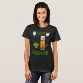 Hoppy Halloween Beer IPA Drinkers Ghost Hops Drin T-Shirt (Vorne ganz)