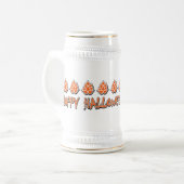 Hoppy Halloween Bierglas (Vorderseite Links)