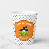 Hoppy Halloween Frog ID221 Pappbecher (Vorderseite)