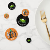 Hoppy Halloween Frosch and Monsters ID21 Konfetti (Gruppe)