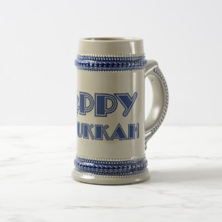 Hoppy Hanukkah Bierglas