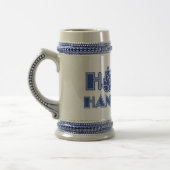 Hoppy Hanukkah Bierglas (Links)