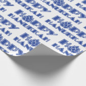 Hoppy Hanukkah Geschenkpapier (Ecke)