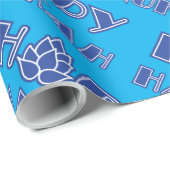 Hoppy Hanukkah Geschenkpapier (Rolleneckpunkt)