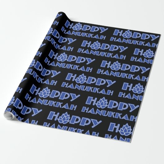 Hoppy Hanukkah Geschenkpapier (Ungerollt)