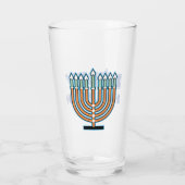 Hoppy Hanukkah Glas (Rückseite)