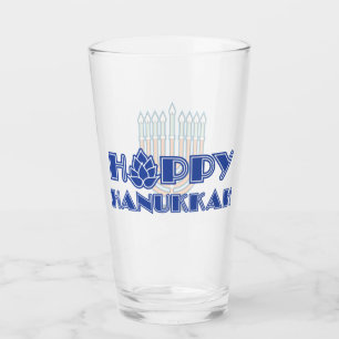Hoppy Hanukkah Glas
