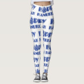 Hoppy Hanukkah Leggings (Vorderseite)