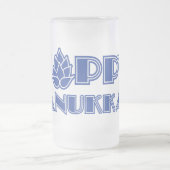 Hoppy Hanukkah Mattglas Bierglas (Mittel)