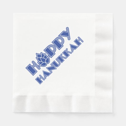Hoppy Hanukkah Serviette (Vorderseite)