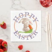 Hoppy Happy Oaster Bunny Motif Serviette (Beispiel)
