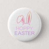 Hoppy Hare Pastel Oaster Button (Vorderseite)