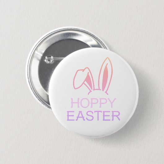 Hoppy Hare Pastel Oaster Button (Vorne & Hinten)