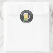 Hoppy Holidays Bier Tasse Personalisiert Sticker (Tasche)