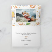 Hoppy Holidays Bierflaschen Urlaubsfotokarte Feiertagskarte (Innenseite)