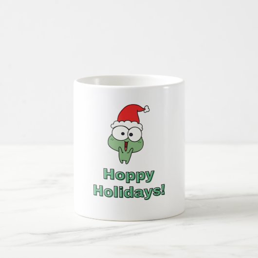 Hoppy Holidays Christmas Frog Kaffeetasse (Mittel)