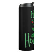 Hoppy Holidays Funny Christmas Frog Thermosbecher (Nach links gedreht)
