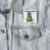 Hoppy Holidays Tshirts und Geschenke Button (Beispiel)