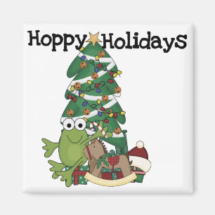Hoppy Holidays Tshirts und Geschenke Magnet