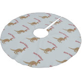 Hoppy Holidays - Weihnachten Kangaroo Polyester Weihnachtsbaumdecke (Schrägansicht)