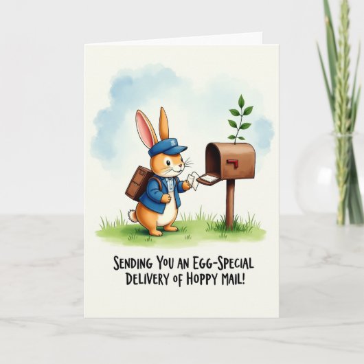 Hoppy Mail Delivery Card Karte (Vorderseite)