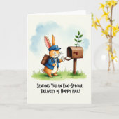 Hoppy Mail Delivery Card Karte (Gelbe Blume)