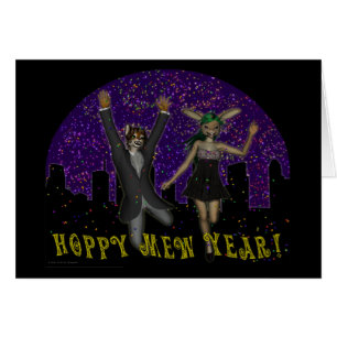 Hoppy Mew Year Card