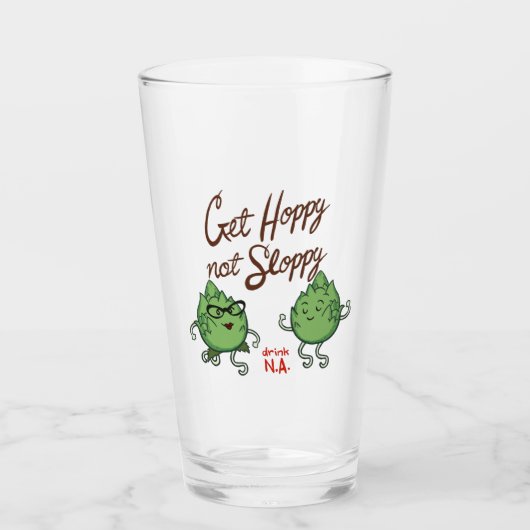 Hoppy, nicht schlampig glas (Vorderseite)