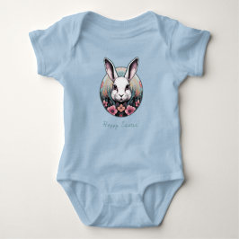 Hoppy Oaster Bunny Baby Bodysuit Baby Strampler