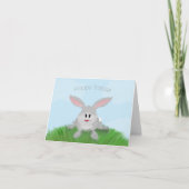 Hoppy Oaster Bunny Card Karte (Vorderseite)