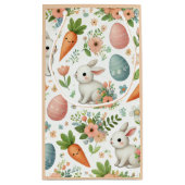 Hoppy Oaster - Bunny & Carrot Geschenktasche Kleine Geschenktüte (Rückseite)