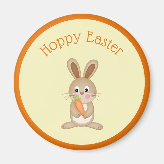 Hoppy Oaster Bunny mit Carrot Magnet (Vorne)