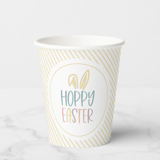 Hoppy Oaster Bunny Oars Paper Cups Pappbecher (Vorderseite)