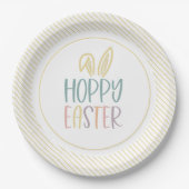 Hoppy Oaster Bunny Oars Papierplatte Pappteller (Vorderseite)