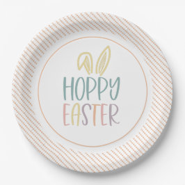 Hoppy Oaster Bunny Oars Papierplatte Pappteller