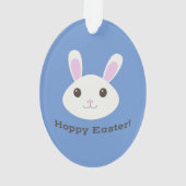 Hoppy Oaster Bunny Ornament (Rückseite)