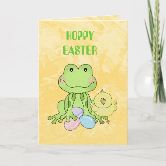 Hoppy Oaster Card Feiertagskarte (Vorderseite)