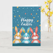 Hoppy Oaster Card Karte (Gelbe Blume)