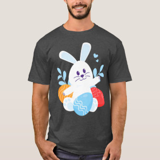 Hoppy Oaster Egg Bunny Rabbit T-Shirt